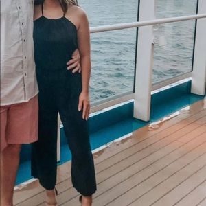 Black velvet Jumpsuit